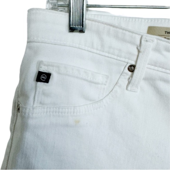 AG Brooke White Bermuda Cuffed Shorts Jeans Sz 31 - Picture 13 of 15